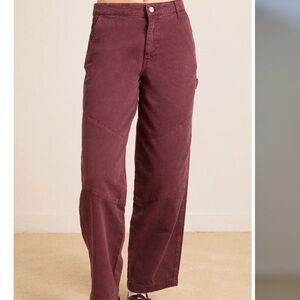 New with Tags Damson Madder Drew Jeans - Burgundy Size 10